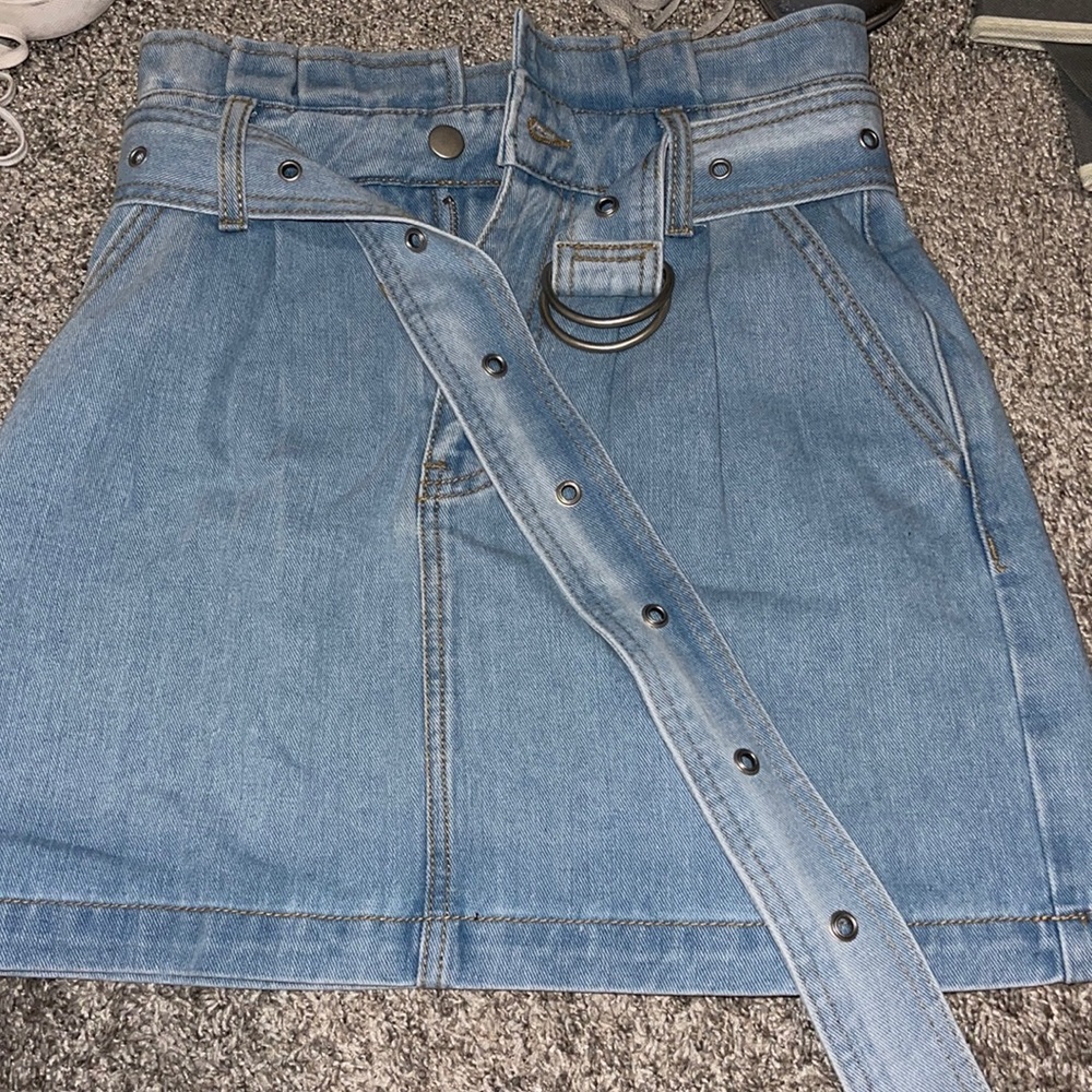 Flared denim skirt from forever 21 size S